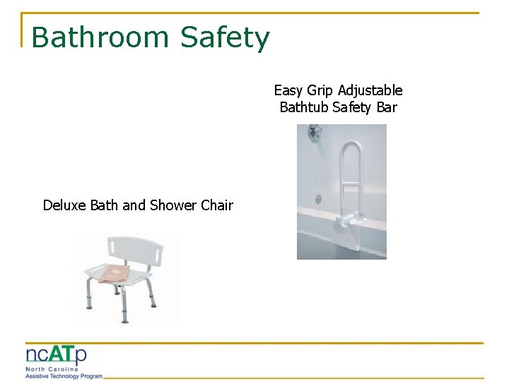 Bathroom Safety Easy Grip Adjustable Bathtub Safety Bar Deluxe Bath and Shower Chair 