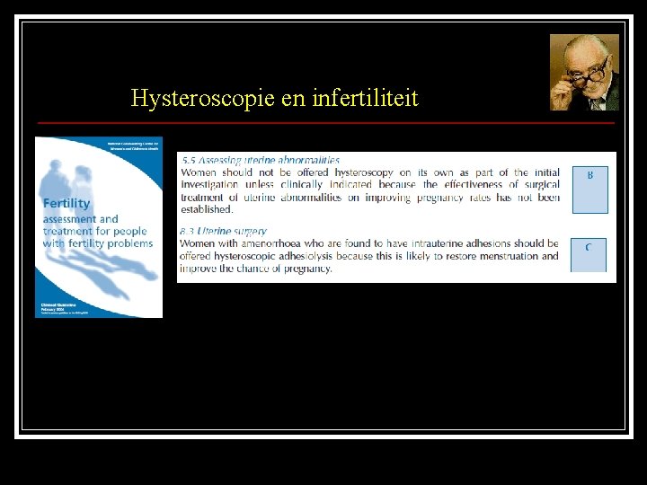 Hysteroscopie en infertiliteit 