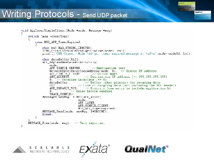 Writing Protocols - Send UDP packet 