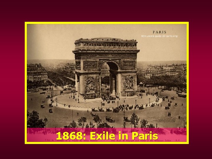 1868: Exile in Paris 