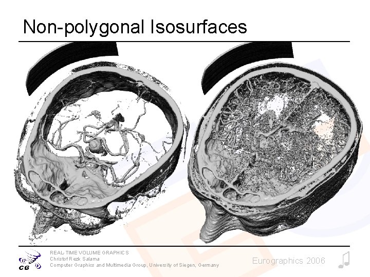 Non-polygonal Isosurfaces REAL-TIME VOLUME GRAPHICS Christof Rezk Salama Computer Graphics and Multimedia Group, University