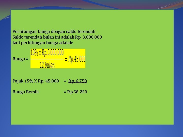 Jenisjenis Simpanan Perhitungan Bunga Simpanan Giro Demand Deposit