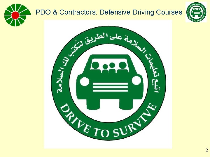 PDO & Contractors: Defensive Driving Courses 2 