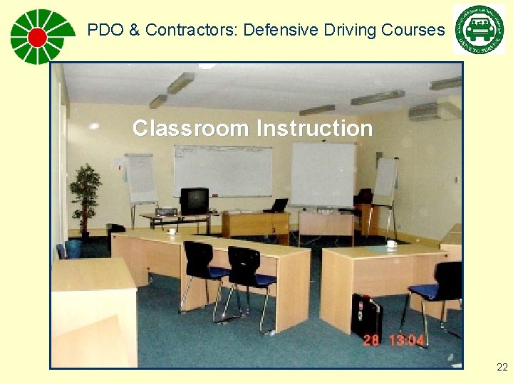 PDO & Contractors: Defensive Driving Courses Classroom Instruction 22 