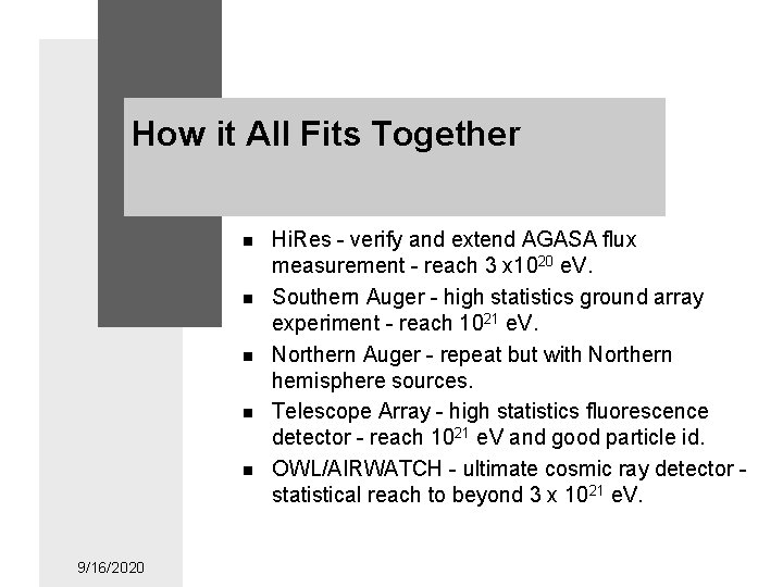 How it All Fits Together n n n 9/16/2020 Hi. Res - verify and