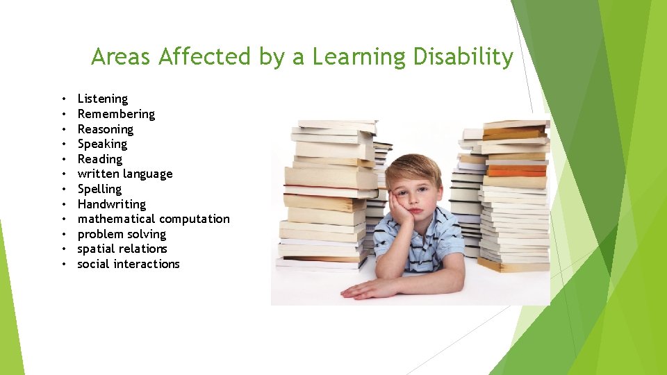 Reading/math Disabilities Learning Disabilities In the Mathematics Classroom Allison Pottie