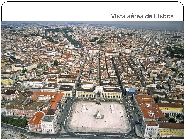 Vista aérea de Lisboa 