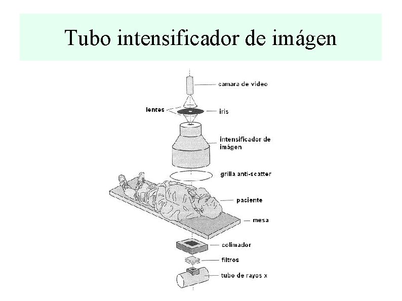 Tubo intensificador de imágen 
