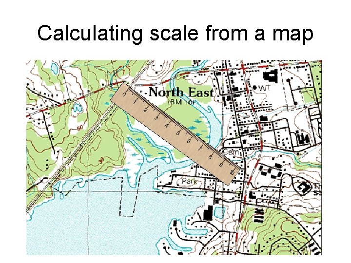 Calculating scale from a map 