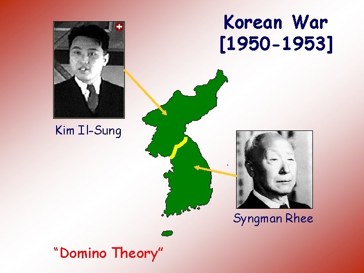 Korean War [1950 -1953] Kim Il-Sung Syngman Rhee “Domino Theory” 