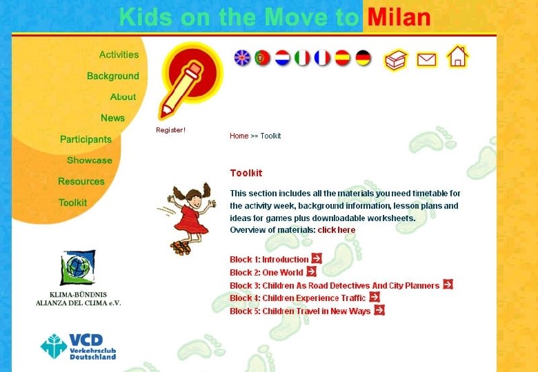 ZOOM – Kids on the move ! CLIMATE ALLIANCE - KLIMA-BÜNDNIS - ALIANZA DEL