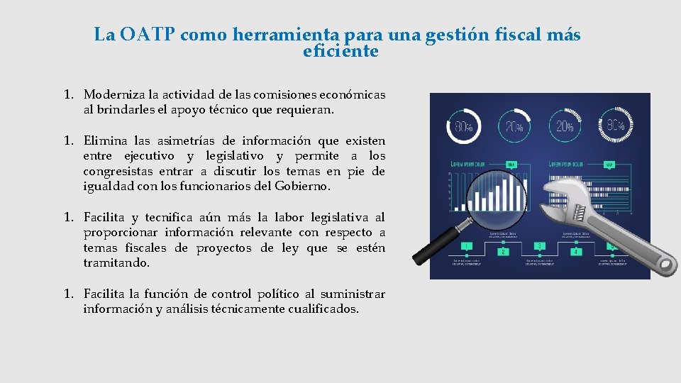 La OATP como herramienta para una gestión fiscal más eficiente 1. Moderniza la actividad