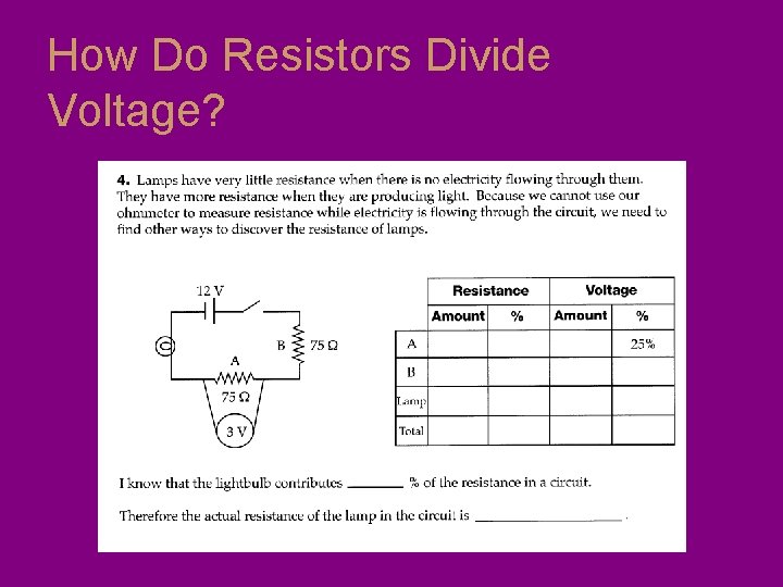 How Do Resistors Divide Voltage? 