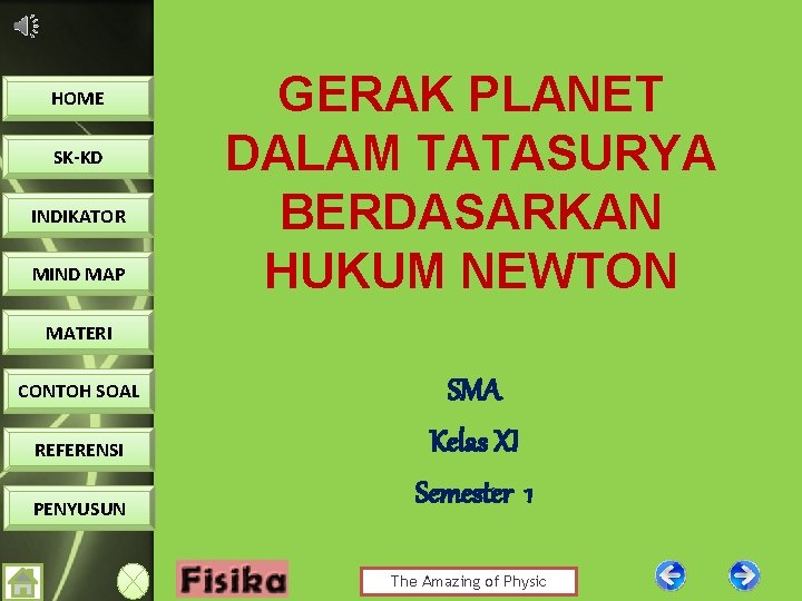 HOME SK-KD INDIKATOR MIND MAP GERAK PLANET DALAM TATASURYA BERDASARKAN HUKUM NEWTON MATERI CONTOH