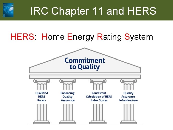 IRC Chapter 11 and HERS: Home Energy Rating System 