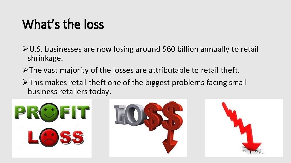 What’s the loss ØU. S. businesses are now losing around $60 billion annually to