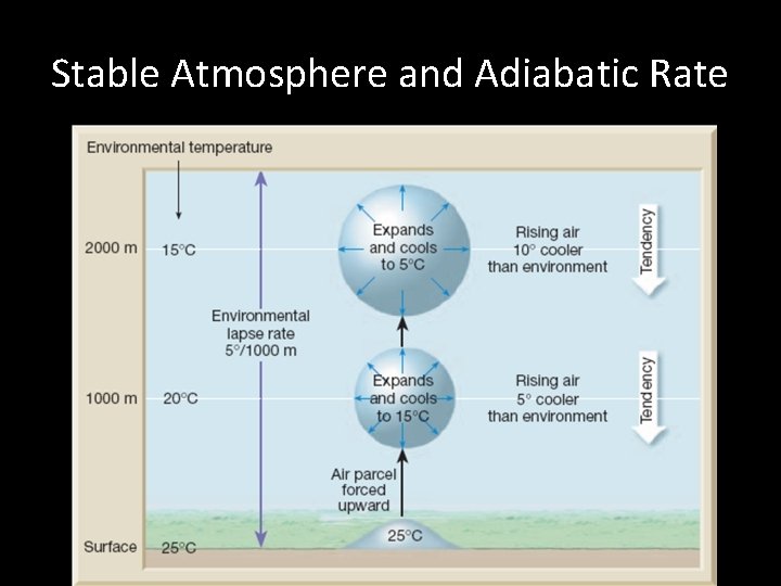 Stable Atmosphere and Adiabatic Rate 