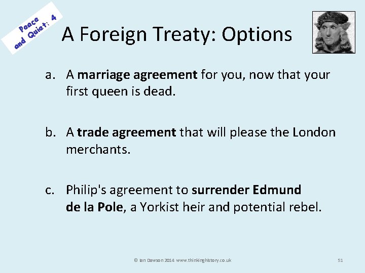 ce t: 4 a Pe uie Q d an A Foreign Treaty: Options a.