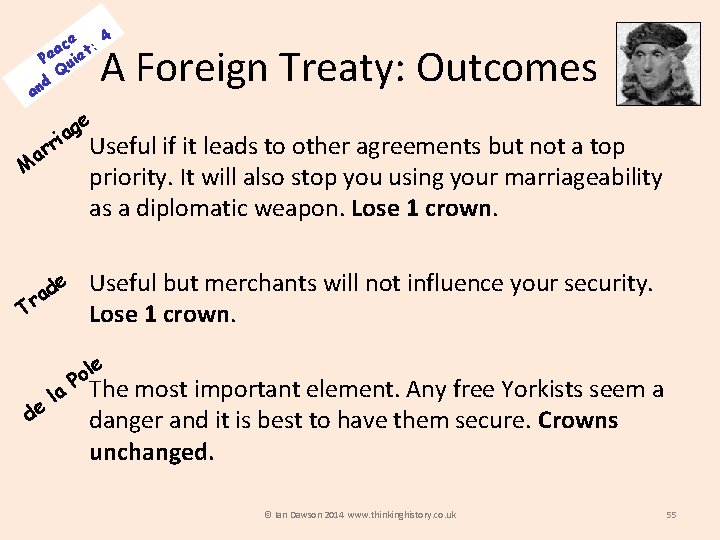 ce t: 4 a Pe uie Q d an A Foreign Treaty: Outcomes ar