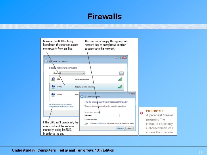 Firewalls Understanding Computers: Today and Tomorrow, 13 th Edition 16 Firewalls Understanding Computers: Today and Tomorrow, 13 th Edition 16