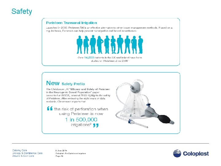 Coloplast An update on Trans Anal Irrigation Peristeen