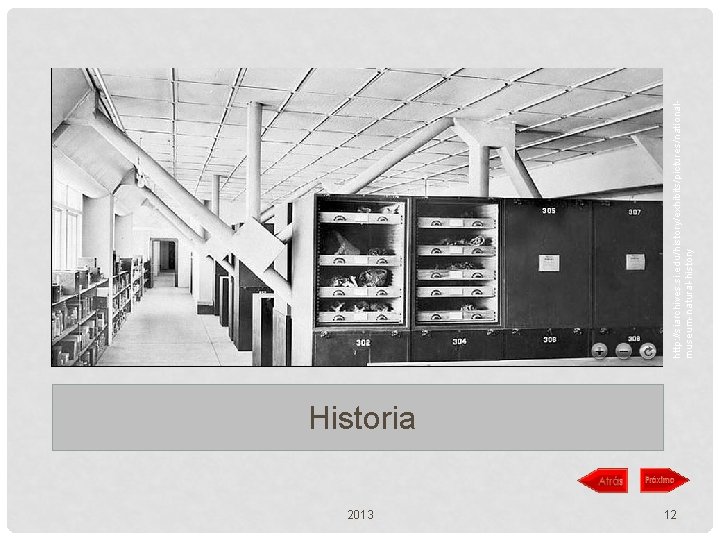Historia 2013 12 http: //siarchives. si. edu/history/exhibits/pictures/nationalmuseum-natural-history 
