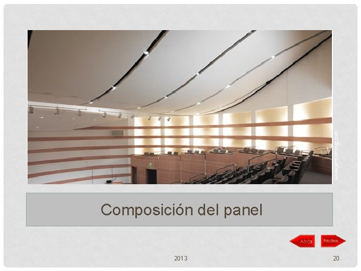 www, armstrong. com Composición del panel 2013 20 