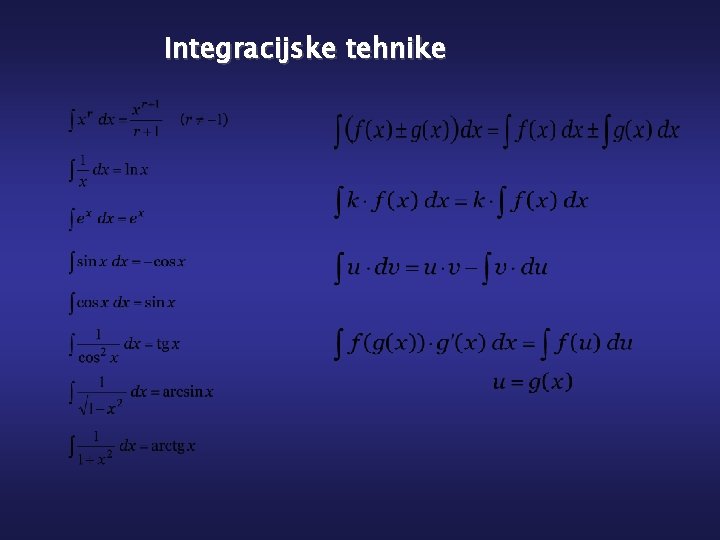 Integracijske tehnike 