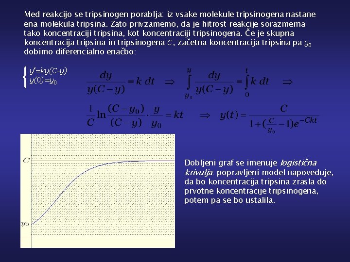 Med reakcijo se tripsinogen porablja: iz vsake molekule tripsinogena nastane ena molekula tripsina. Zato