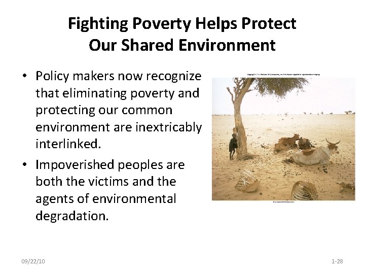 Fighting Poverty Helps Protect Our Shared Environment • Policy makers now recognize that eliminating Fighting Poverty Helps Protect Our Shared Environment • Policy makers now recognize that eliminating