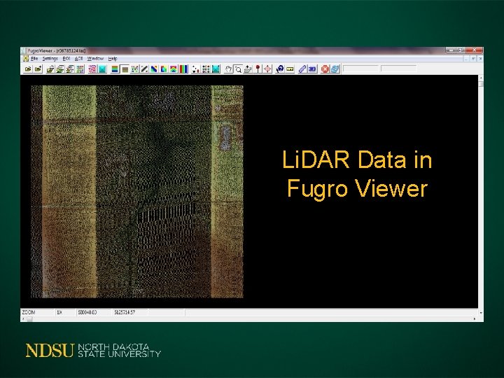 Li. DAR Data in Fugro Viewer 