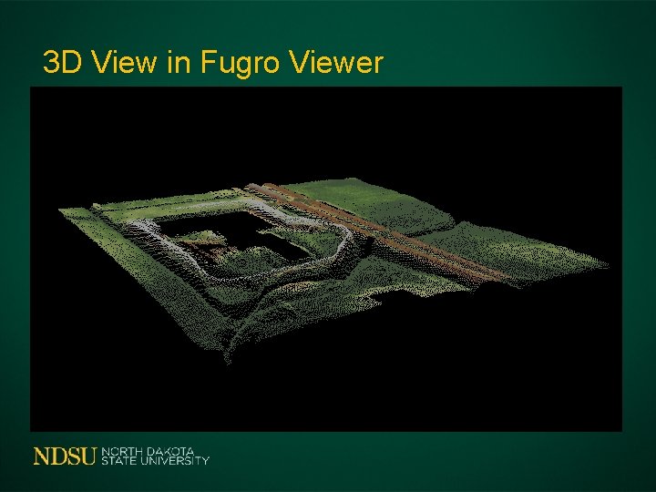 3 D View in Fugro Viewer 