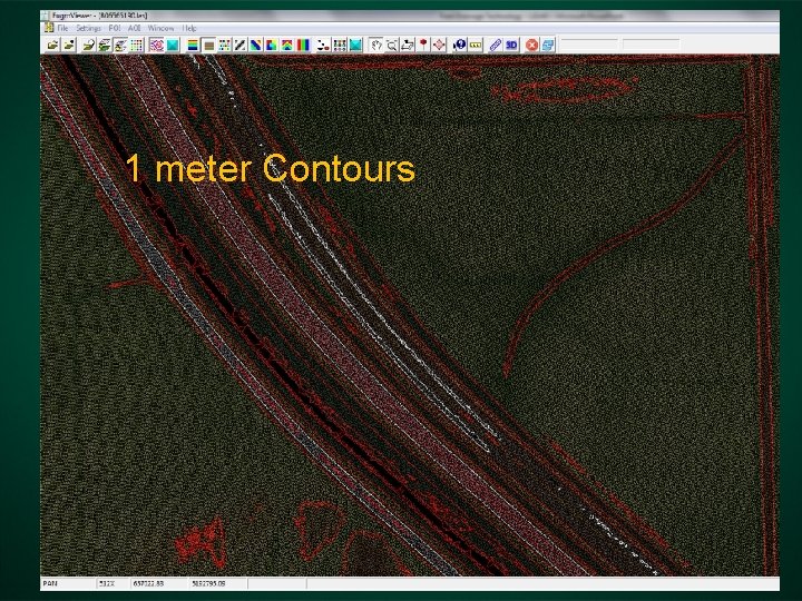 1 meter Contours 