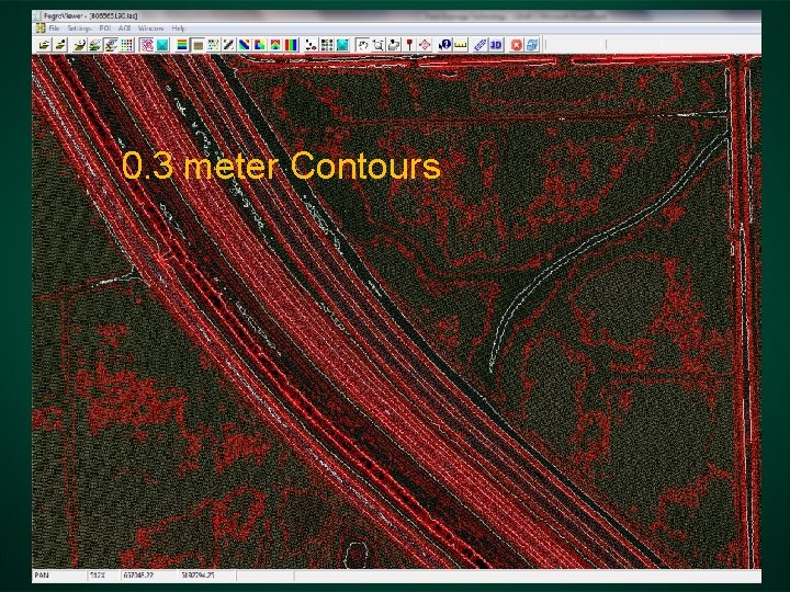 0. 3 meter Contours 