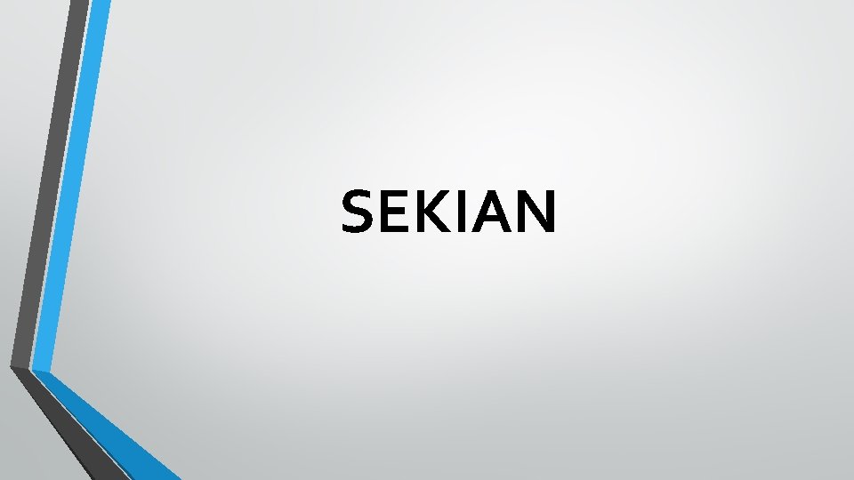 SEKIAN SEKIAN
