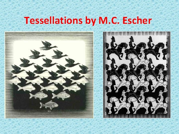 Tessellations by M. C. Escher 