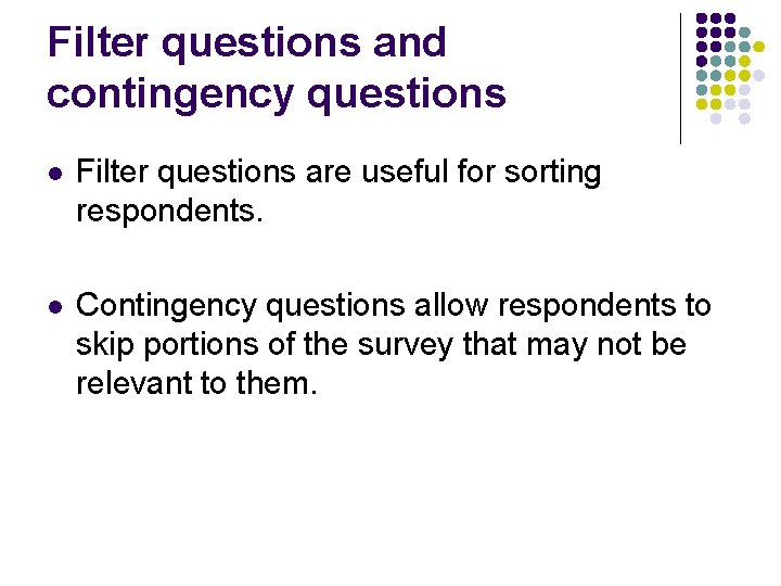 Survey Research Neuman and Robson Ch 8 Introduction