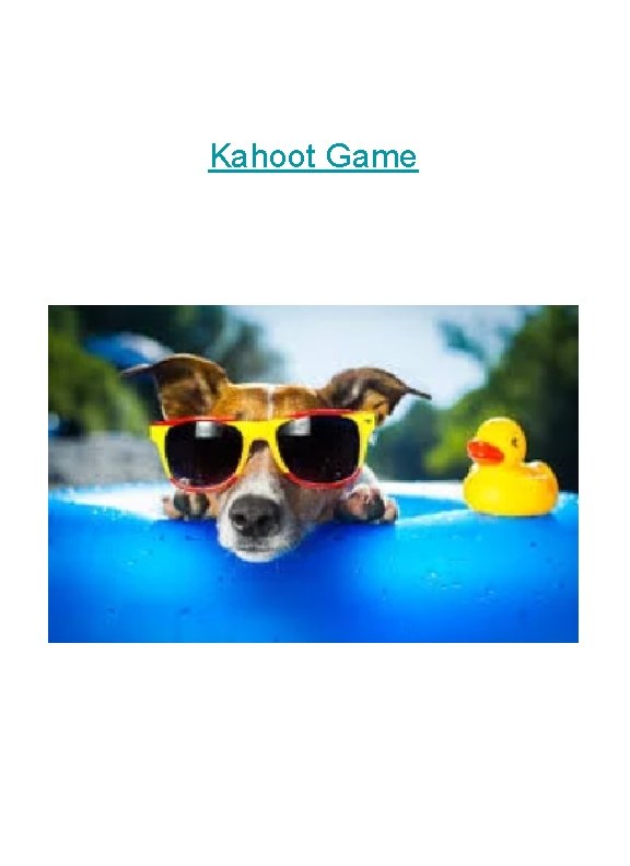 Kahoot Game 