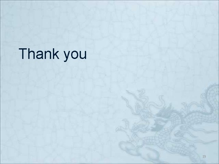 Thank you 19 Thank you 19