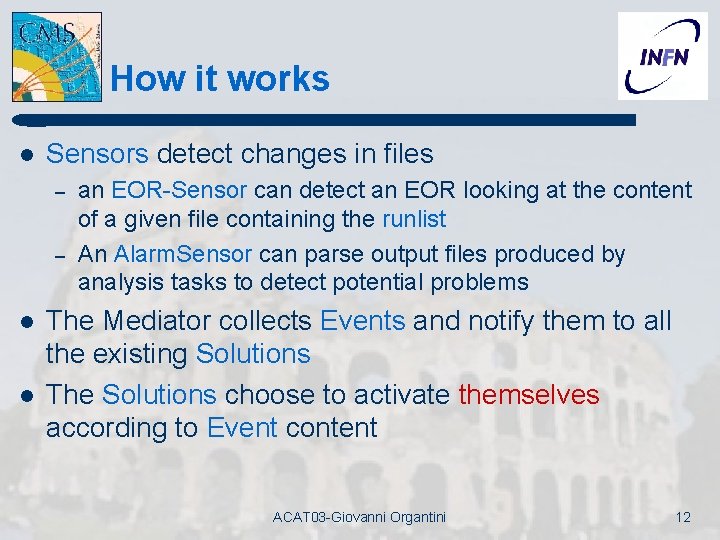 How it works l Sensors detect changes in files – – l l an How it works l Sensors detect changes in files – – l l an
