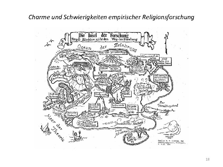 Charme und Schwierigkeiten empirischer Religionsforschung 18 