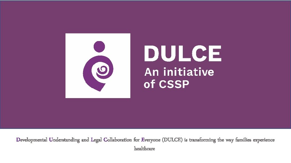 Developmental Understanding and Legal Collaboration for Everyone (DULCE) is transforming the way families experience