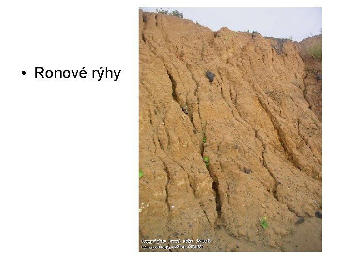  • Ronové rýhy 