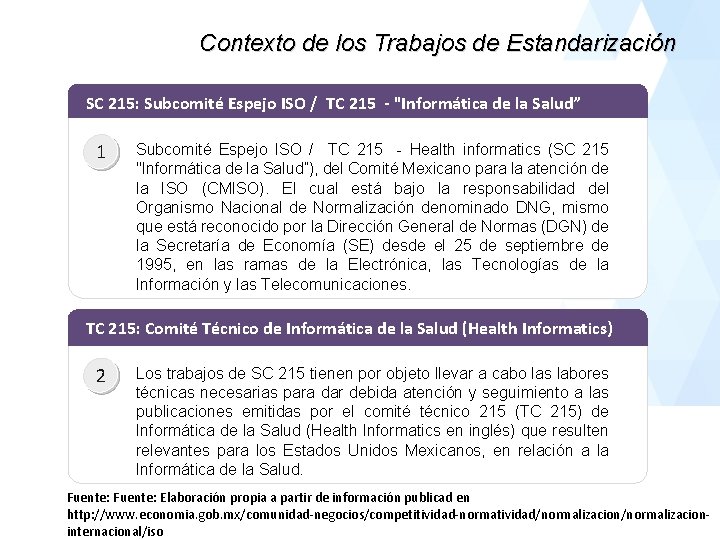 Estndares y cooperacin internacional de intercambio de datos