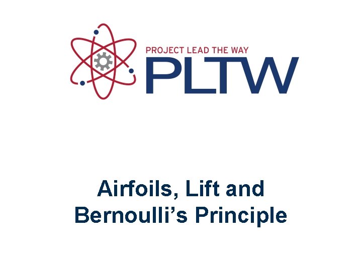 Airfoils, Lift and Bernoulli’s Principle 