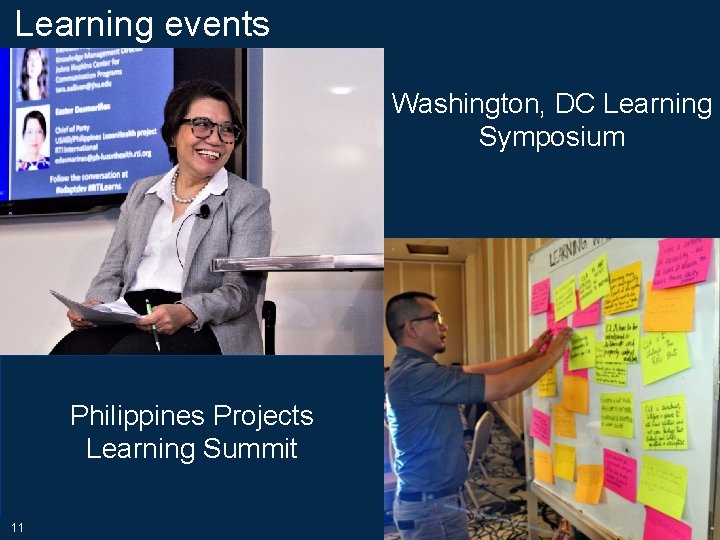 Learning events Washington, DC Learning Symposium Philippines Projects Learning Summit 11 