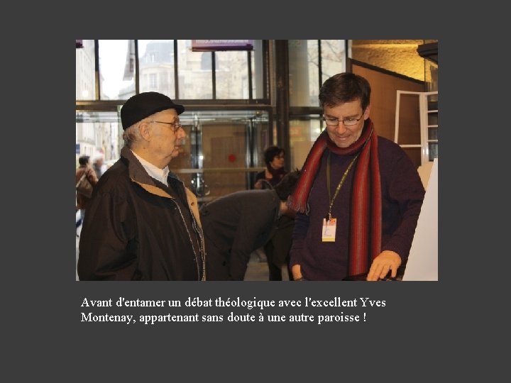 Avant d'entamer un débat théologique avec l'excellent Yves Montenay, appartenant sans doute à une