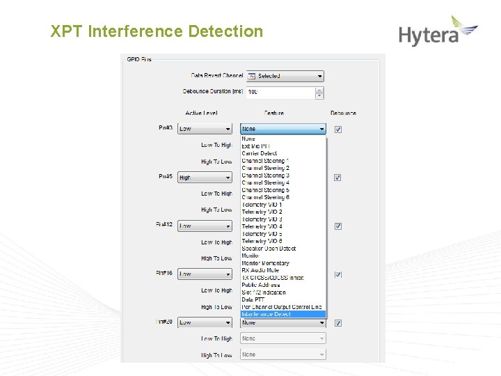 XPT Interference Detection 