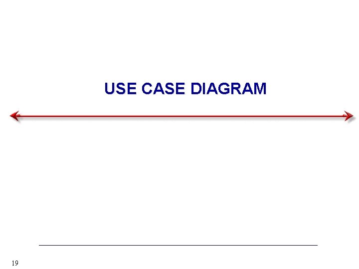 USE CASE DIAGRAM 19 