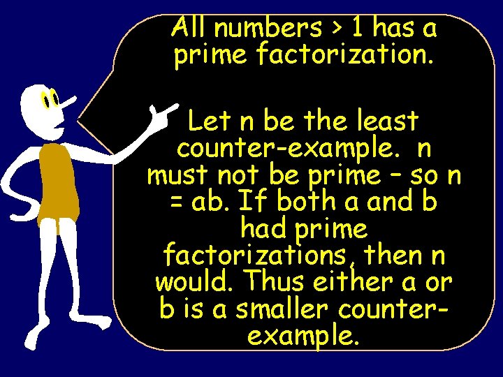 All numbers > 1 has a prime factorization. Let n be the least counter-example.